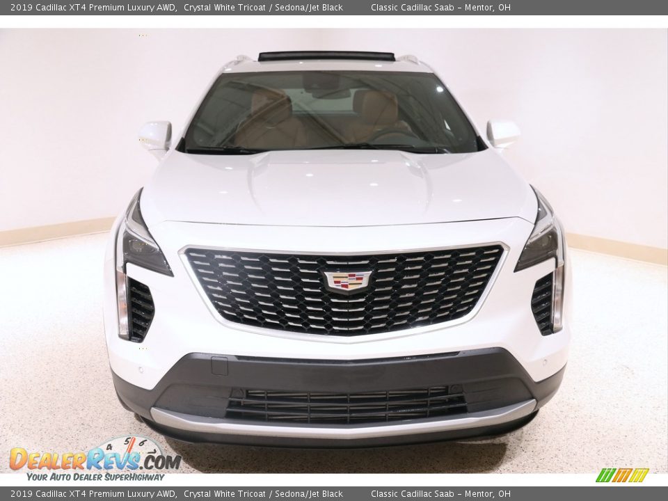 2019 Cadillac XT4 Premium Luxury AWD Crystal White Tricoat / Sedona/Jet Black Photo #2