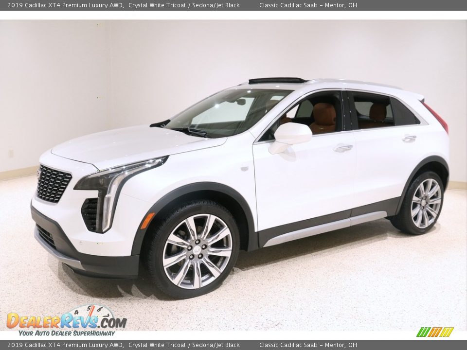 Crystal White Tricoat 2019 Cadillac XT4 Premium Luxury AWD Photo #3