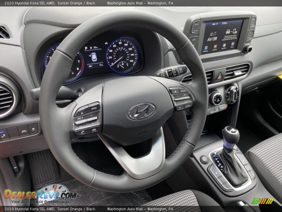 2020 Hyundai Kona SEL AWD Steering Wheel Photo #10