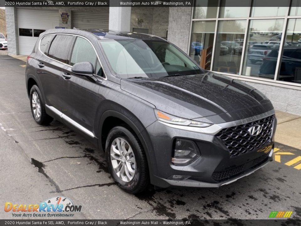2020 Hyundai Santa Fe SEL AWD Portofino Gray / Black Photo #1