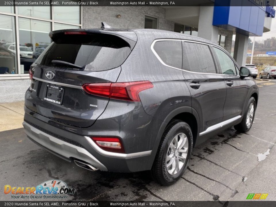 2020 Hyundai Santa Fe SEL AWD Portofino Gray / Black Photo #3
