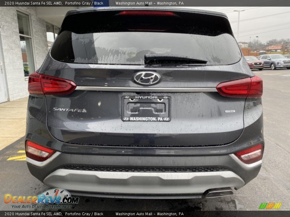2020 Hyundai Santa Fe SEL AWD Portofino Gray / Black Photo #4