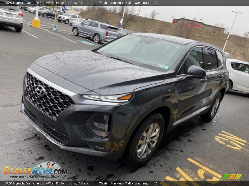 2020 Hyundai Santa Fe SEL AWD Portofino Gray / Black Photo #6