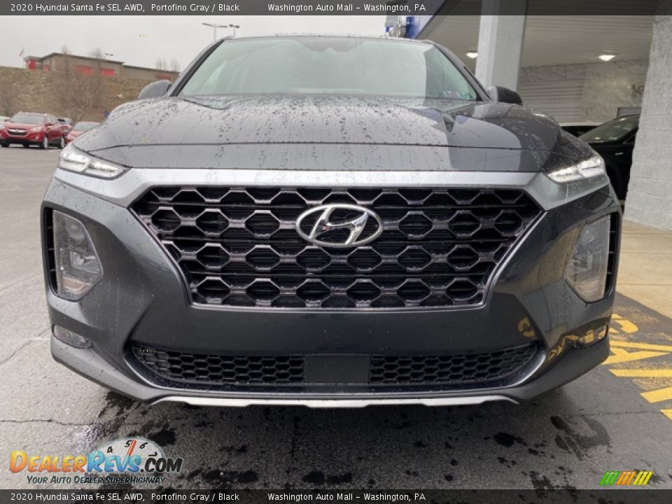 2020 Hyundai Santa Fe SEL AWD Portofino Gray / Black Photo #7