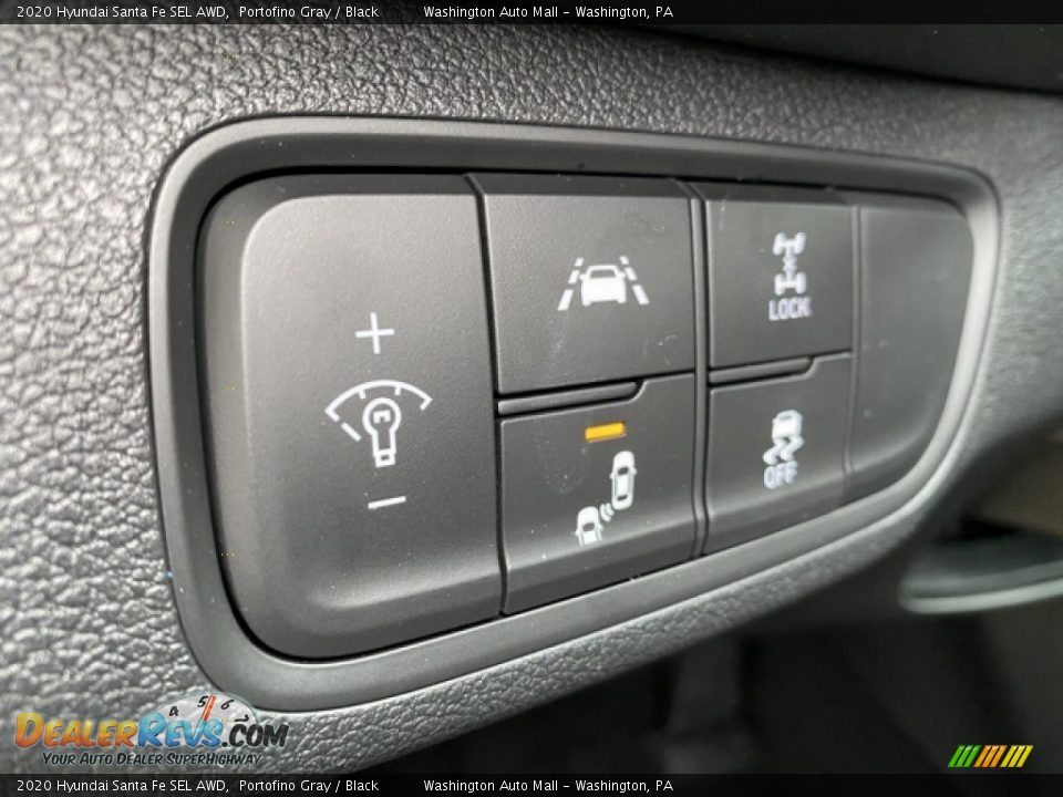 2020 Hyundai Santa Fe SEL AWD Portofino Gray / Black Photo #9