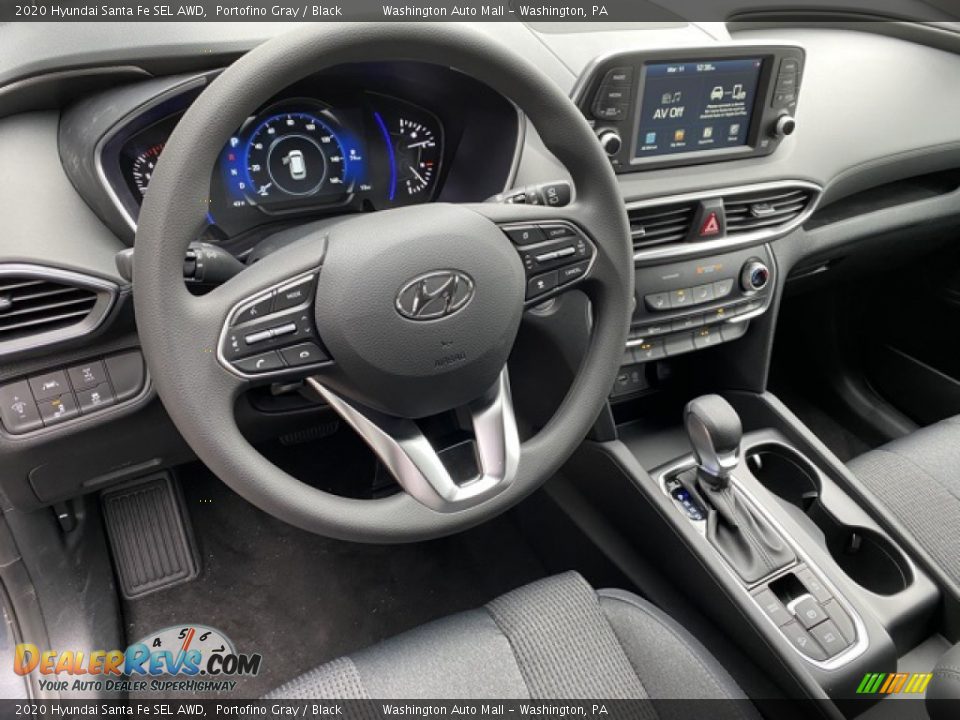 2020 Hyundai Santa Fe SEL AWD Portofino Gray / Black Photo #10
