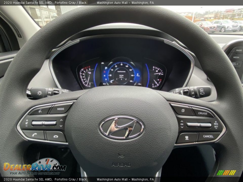 2020 Hyundai Santa Fe SEL AWD Portofino Gray / Black Photo #22