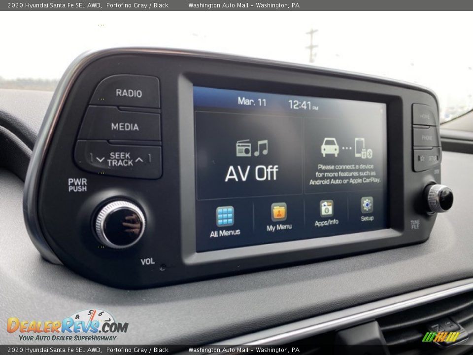 2020 Hyundai Santa Fe SEL AWD Portofino Gray / Black Photo #23