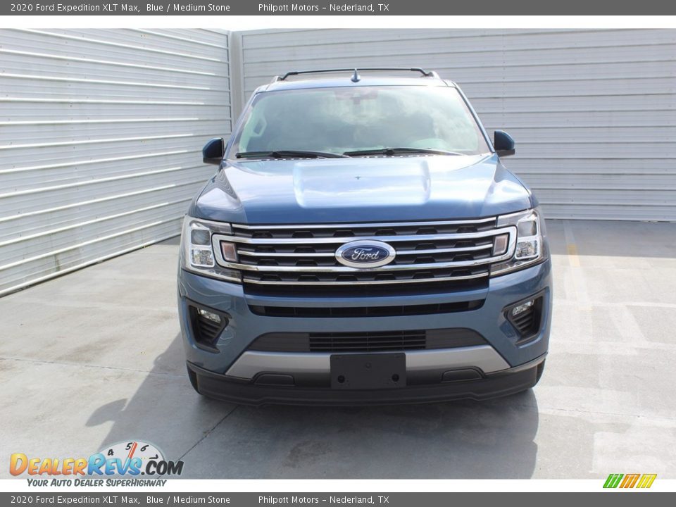 2020 Ford Expedition XLT Max Blue / Medium Stone Photo #3