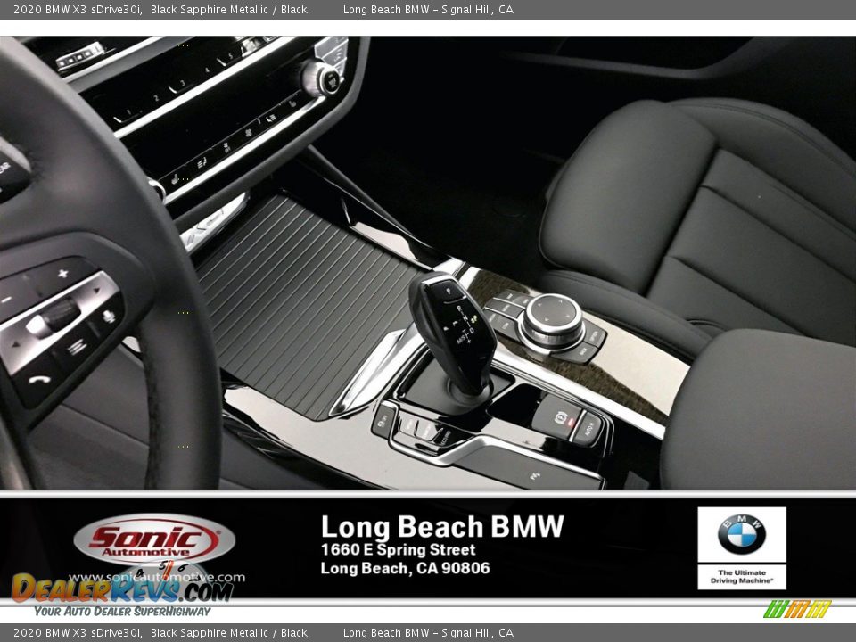 2020 BMW X3 sDrive30i Black Sapphire Metallic / Black Photo #6