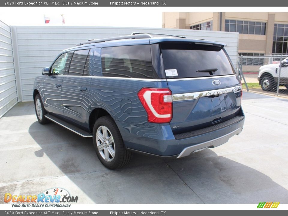 2020 Ford Expedition XLT Max Blue / Medium Stone Photo #6