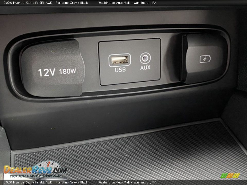 2020 Hyundai Santa Fe SEL AWD Portofino Gray / Black Photo #27