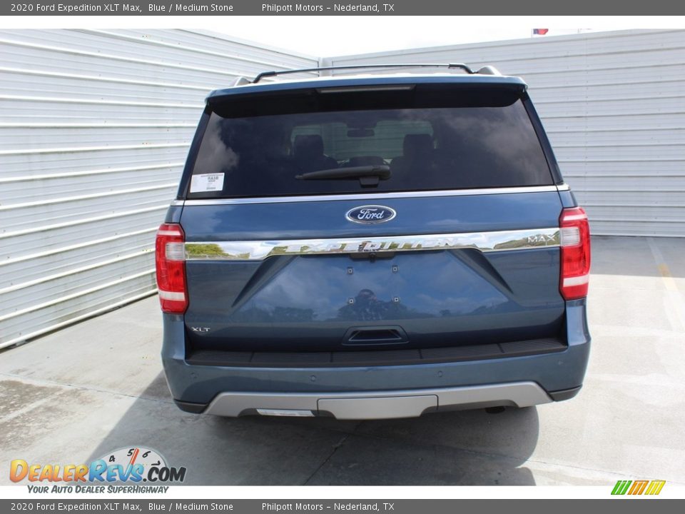 2020 Ford Expedition XLT Max Blue / Medium Stone Photo #7