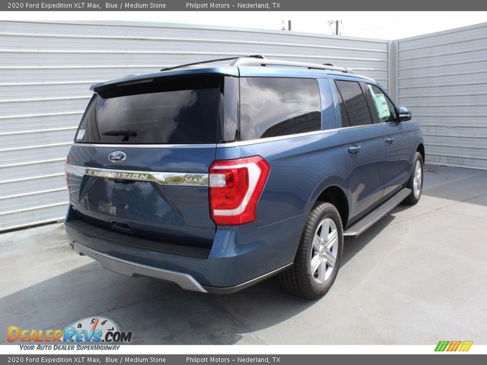2020 Ford Expedition XLT Max Blue / Medium Stone Photo #8