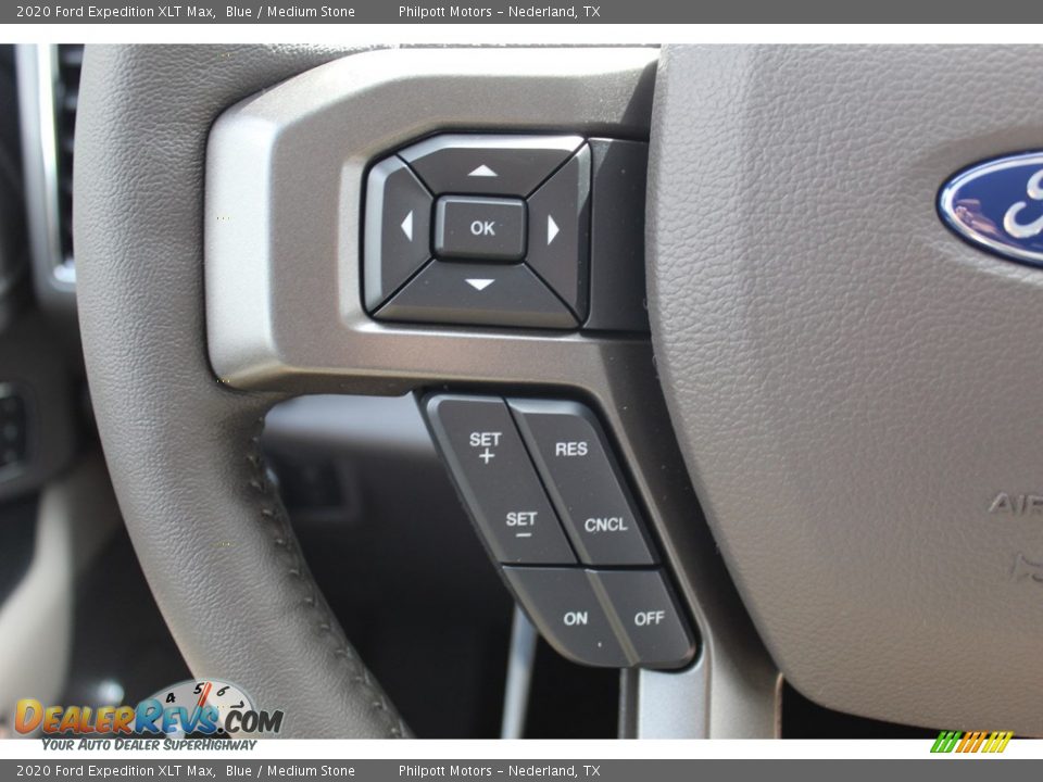 2020 Ford Expedition XLT Max Blue / Medium Stone Photo #11
