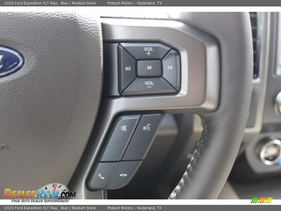 2020 Ford Expedition XLT Max Blue / Medium Stone Photo #12
