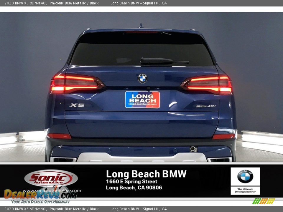 2020 BMW X5 sDrive40i Phytonic Blue Metallic / Black Photo #3