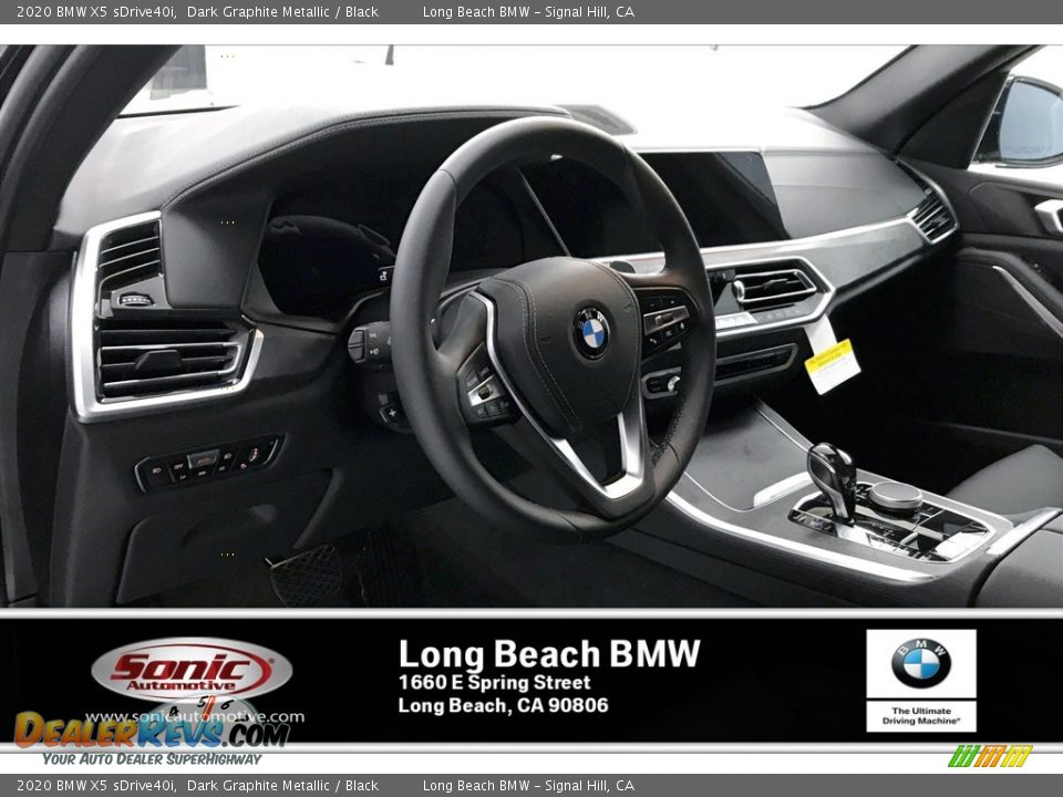 2020 BMW X5 sDrive40i Dark Graphite Metallic / Black Photo #4