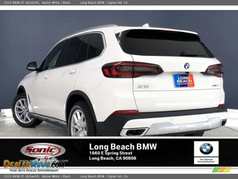 2020 BMW X5 sDrive40i Alpine White / Black Photo #2