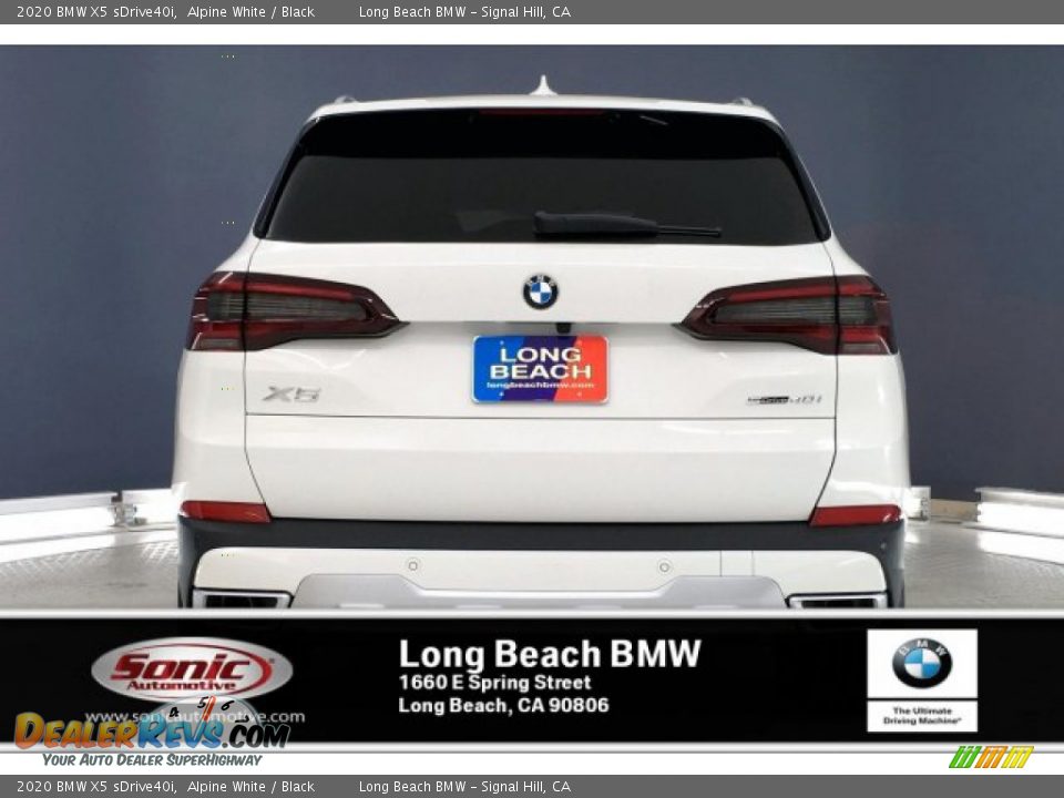 2020 BMW X5 sDrive40i Alpine White / Black Photo #3