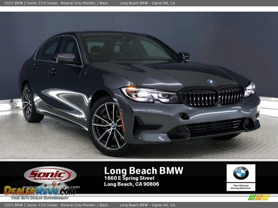 2020 BMW 3 Series 330i Sedan Mineral Grey Metallic / Black Photo #1