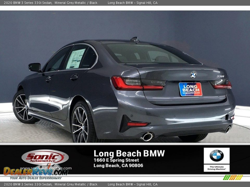2020 BMW 3 Series 330i Sedan Mineral Grey Metallic / Black Photo #2
