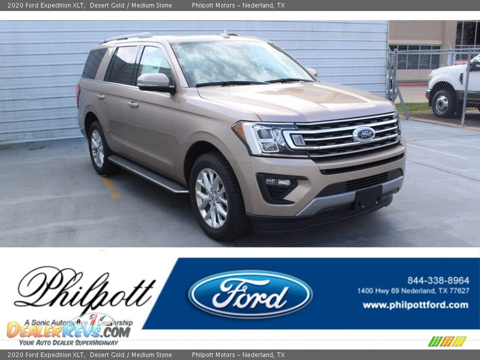 2020 Ford Expedition XLT Desert Gold / Medium Stone Photo #1