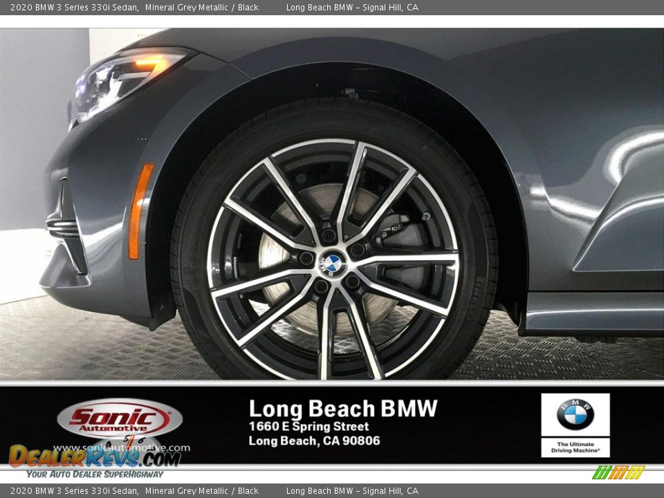 2020 BMW 3 Series 330i Sedan Mineral Grey Metallic / Black Photo #9