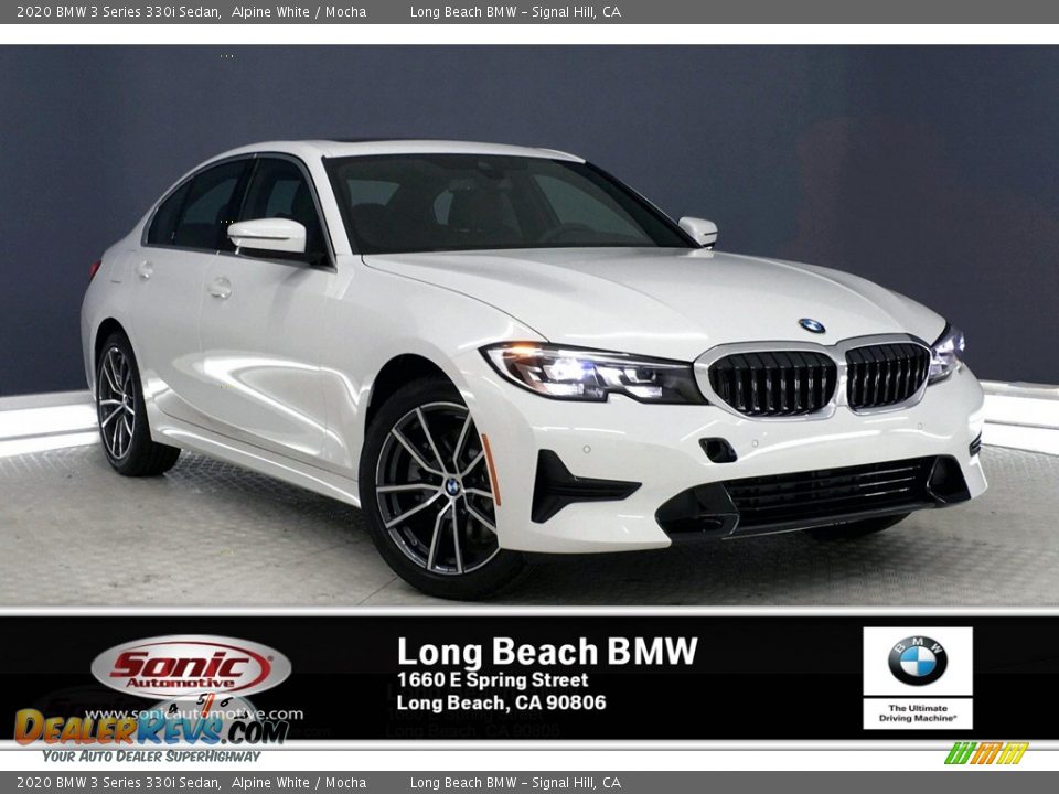 2020 BMW 3 Series 330i Sedan Alpine White / Mocha Photo #1