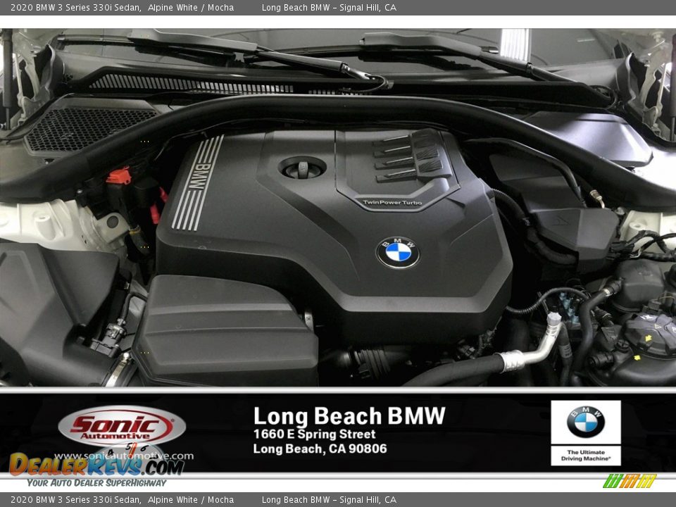 2020 BMW 3 Series 330i Sedan Alpine White / Mocha Photo #8