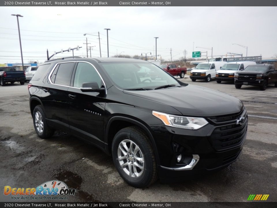 2020 Chevrolet Traverse LT Mosaic Black Metallic / Jet Black Photo #3