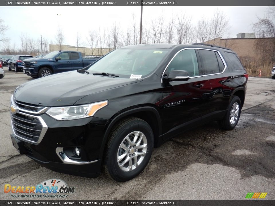 2020 Chevrolet Traverse LT AWD Mosaic Black Metallic / Jet Black Photo #1