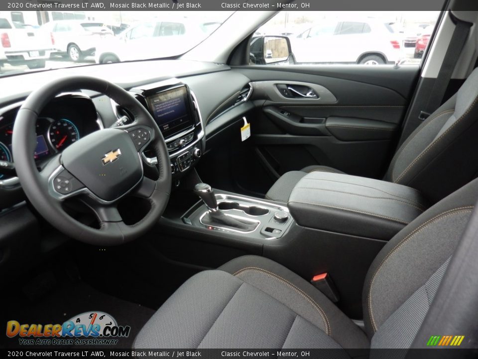 2020 Chevrolet Traverse LT AWD Mosaic Black Metallic / Jet Black Photo #6