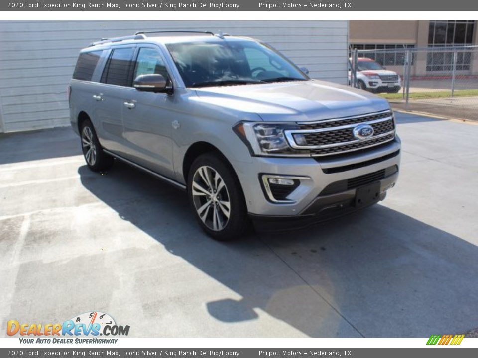 2020 Ford Expedition King Ranch Max Iconic Silver / King Ranch Del Rio/Ebony Photo #2