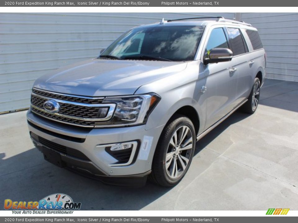 2020 Ford Expedition King Ranch Max Iconic Silver / King Ranch Del Rio/Ebony Photo #4