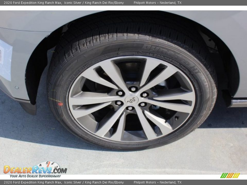 2020 Ford Expedition King Ranch Max Iconic Silver / King Ranch Del Rio/Ebony Photo #5