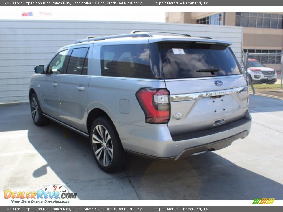 2020 Ford Expedition King Ranch Max Iconic Silver / King Ranch Del Rio/Ebony Photo #6