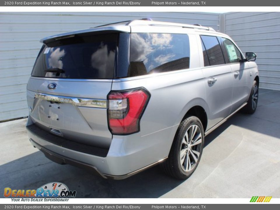 2020 Ford Expedition King Ranch Max Iconic Silver / King Ranch Del Rio/Ebony Photo #8