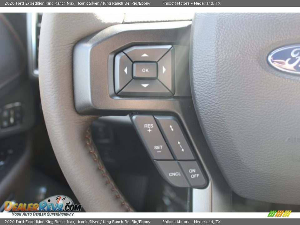 2020 Ford Expedition King Ranch Max Iconic Silver / King Ranch Del Rio/Ebony Photo #11