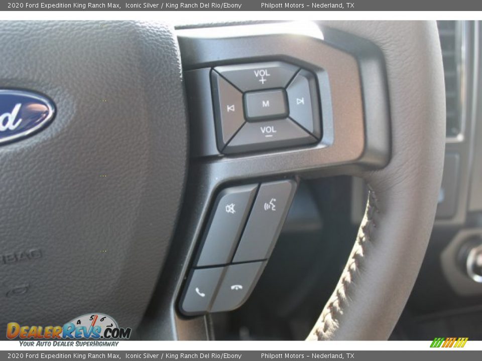 2020 Ford Expedition King Ranch Max Iconic Silver / King Ranch Del Rio/Ebony Photo #12
