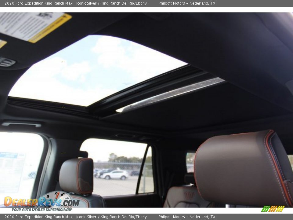 2020 Ford Expedition King Ranch Max Iconic Silver / King Ranch Del Rio/Ebony Photo #19