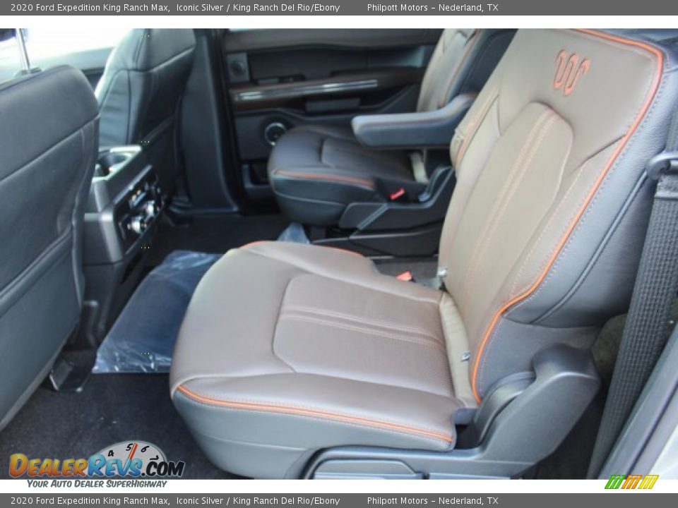 2020 Ford Expedition King Ranch Max Iconic Silver / King Ranch Del Rio/Ebony Photo #21