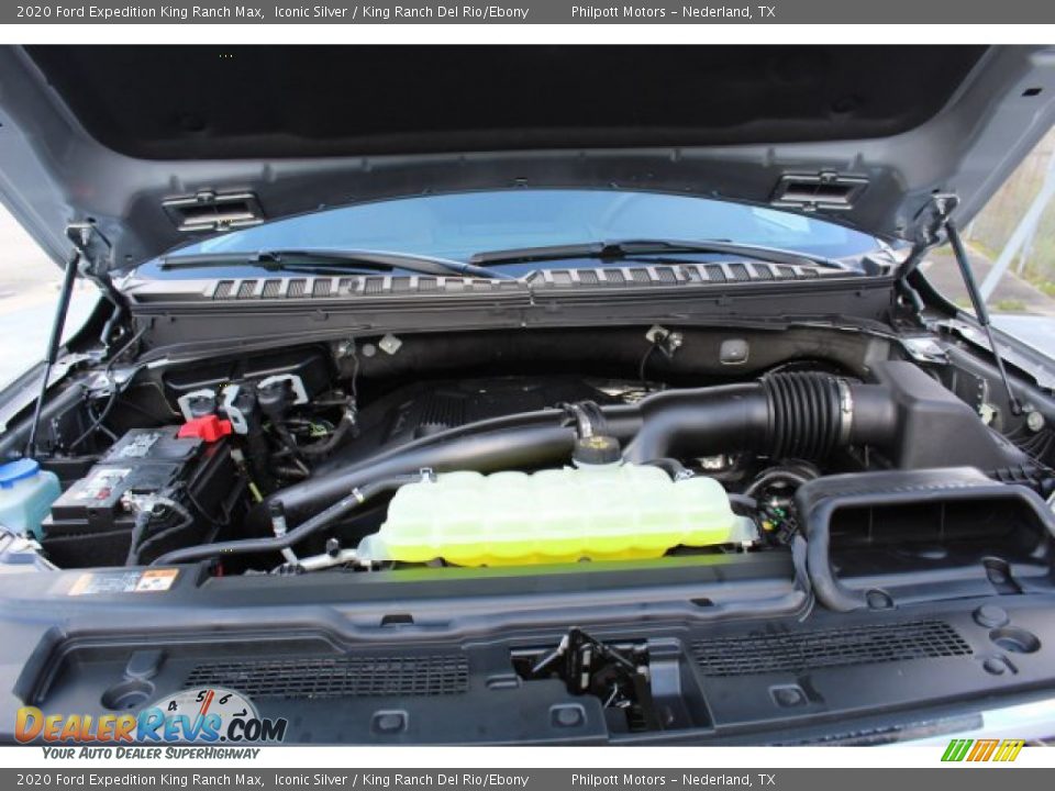 2020 Ford Expedition King Ranch Max Iconic Silver / King Ranch Del Rio/Ebony Photo #27