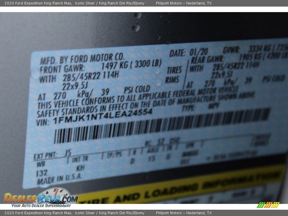 2020 Ford Expedition King Ranch Max Iconic Silver / King Ranch Del Rio/Ebony Photo #28