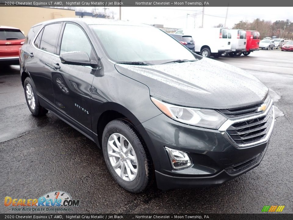 2020 Chevrolet Equinox LT AWD Nightfall Gray Metallic / Jet Black Photo #7
