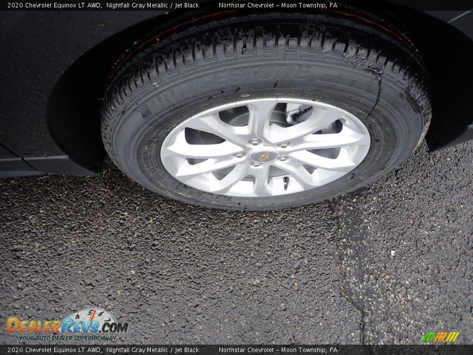 2020 Chevrolet Equinox LT AWD Nightfall Gray Metallic / Jet Black Photo #9