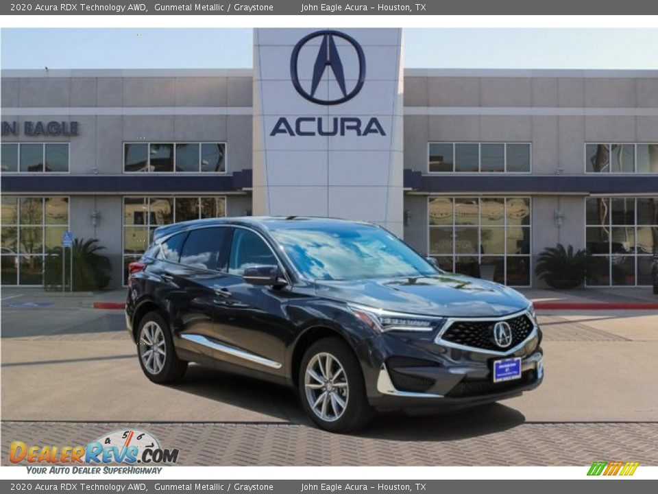 2020 Acura RDX Technology AWD Gunmetal Metallic / Graystone Photo #1