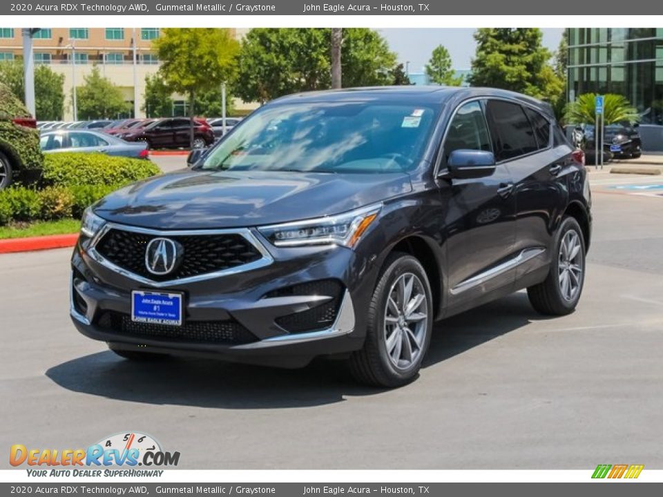 2020 Acura RDX Technology AWD Gunmetal Metallic / Graystone Photo #3