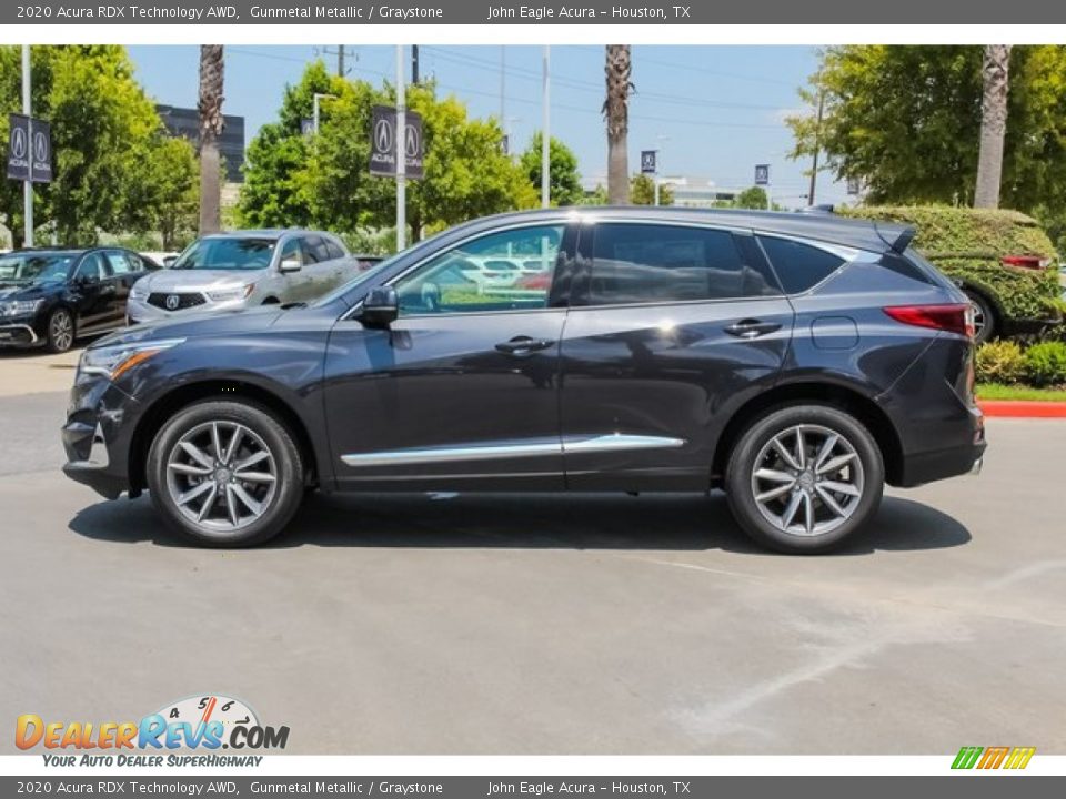 2020 Acura RDX Technology AWD Gunmetal Metallic / Graystone Photo #4