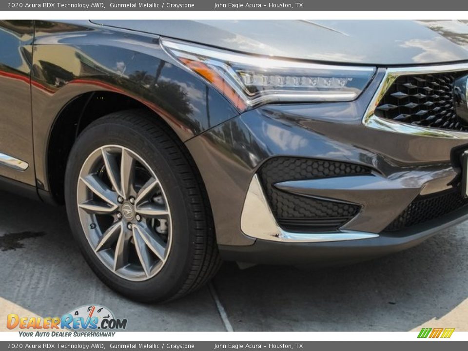 2020 Acura RDX Technology AWD Gunmetal Metallic / Graystone Photo #8